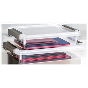 Cutie de depozitare pentru documente și carduri, protecție împotriva prafului, 4,5 litri, material PP, design modern minimalist