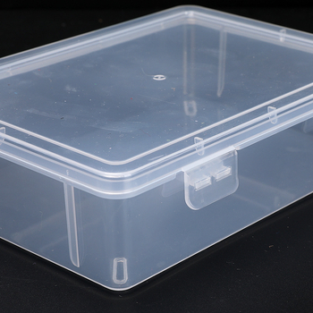 Cutie transparent din plastic pentru organizare: fișiere, piese, bijuterii și articole de birou