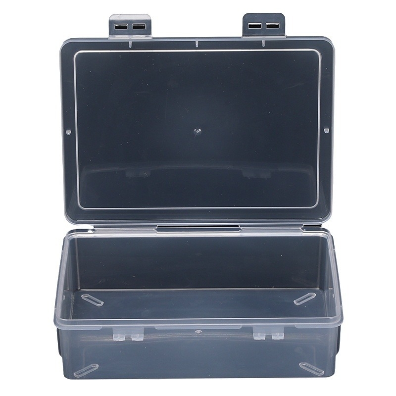 Cutie transparent din plastic pentru organizare: fișiere, piese, bijuterii și articole de birou