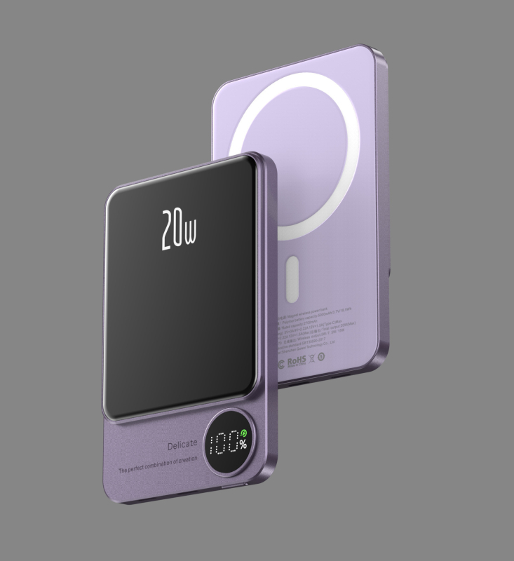 Q9 magnetska bežična power banka, 3C certifikat, 20W brzo punjenje, ultratanka, 10000mAh