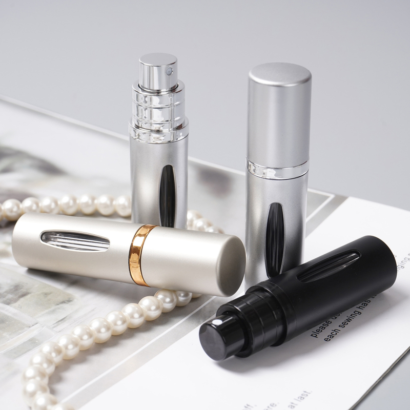 5 ml bočica za dijeljenje parfema sa prozorom, kompaktna putna mini sprej bočica s pumpom