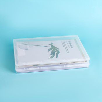 Cutie PP din plastic A4 pentru fișiere - organizator transparent, multifuncțional pentru documente și chitanțe