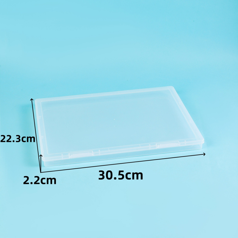 Cutie PP din plastic A4 pentru fișiere - organizator transparent, multifuncțional pentru documente și chitanțe