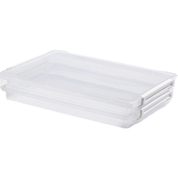 Cutie transparentă pentru fișiere A4 – pachet 2 bucăți, plastic PP, 6 L