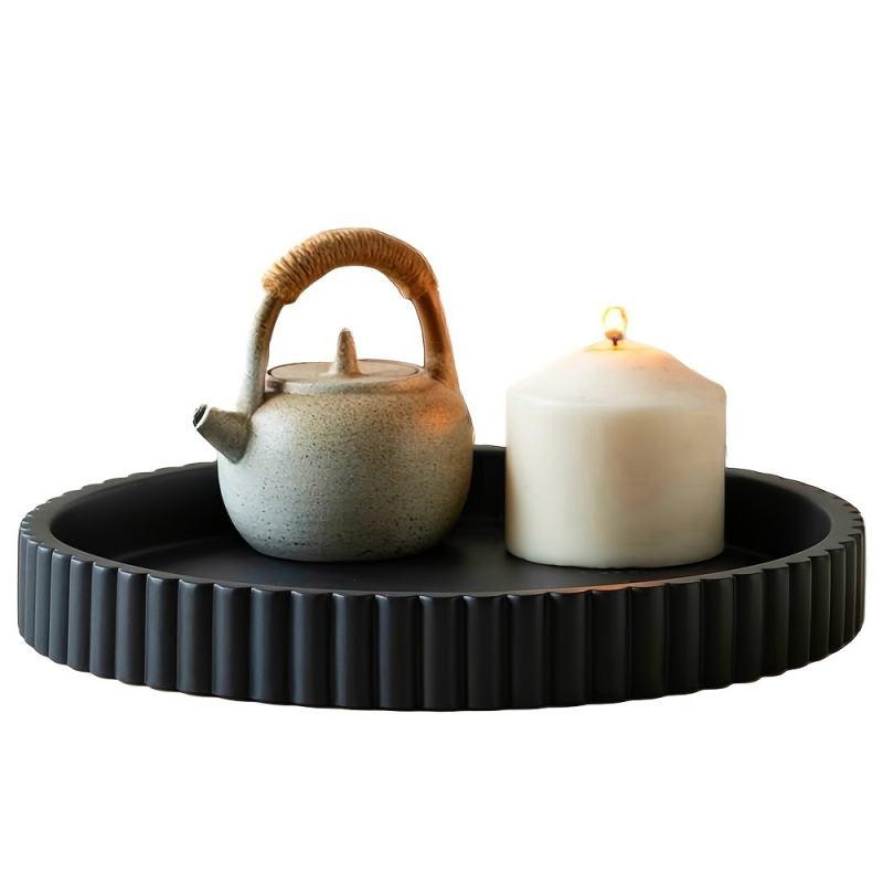 Tavă de ceai din lemn cu îmbinare mortise-tenon, stil minimalist japonez, lemn masiv, formă dreptunghiulară, decor casnic cu lux discret