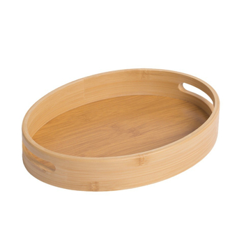 Tavă din bambus, pătrat și rotund, stil minimalist modern, tavă japoneză pentru ceai, tavă rotundă de depozitare