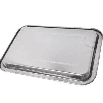 Tavă pătrată din oțel inoxidabil pentru ceai, cu magnet, model 04, mai multe dimensiuni, tavă pentru grătar