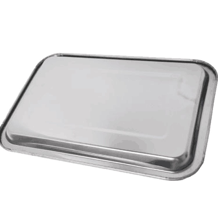 Tavă pătrată din oțel inoxidabil pentru ceai, cu magnet, model 04, mai multe dimensiuni, tavă pentru grătar
