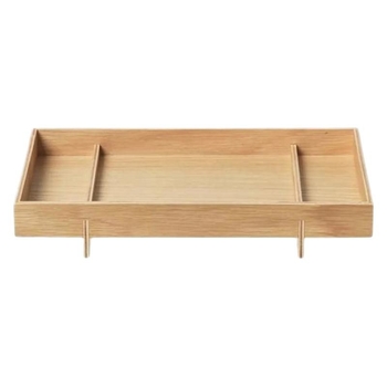 Tavă de ceai din lemn, stil japonez minimalist, dreptunghiulară, pentru uz casnic