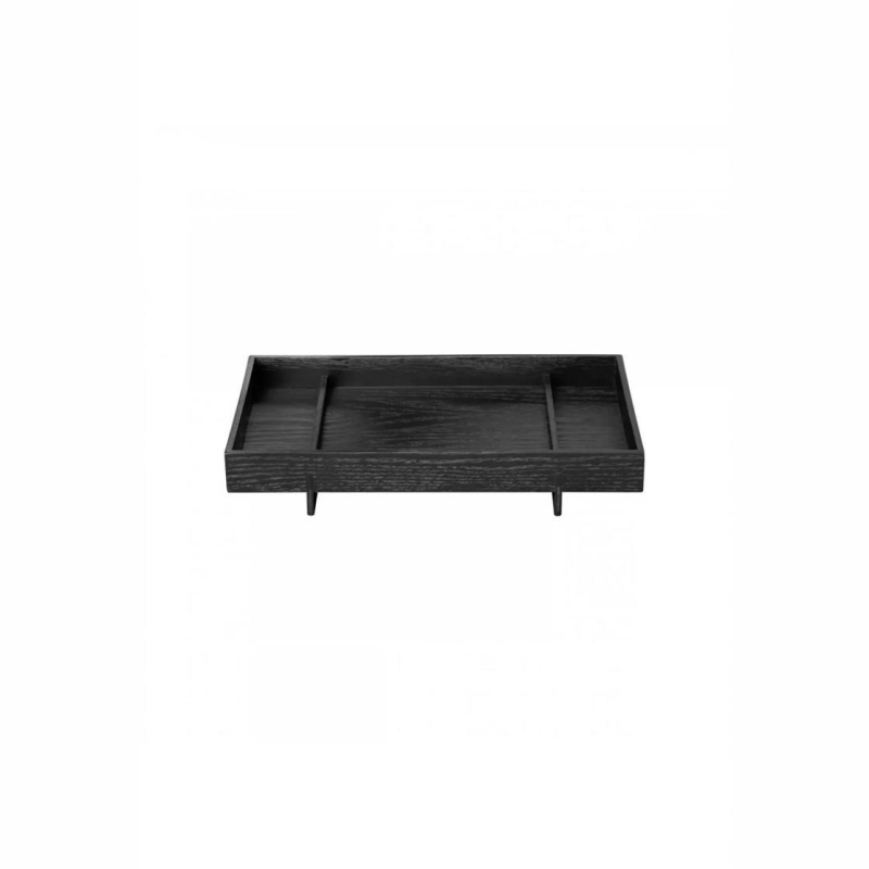 Tavă de ceai din lemn, stil japonez minimalist, dreptunghiulară, pentru uz casnic