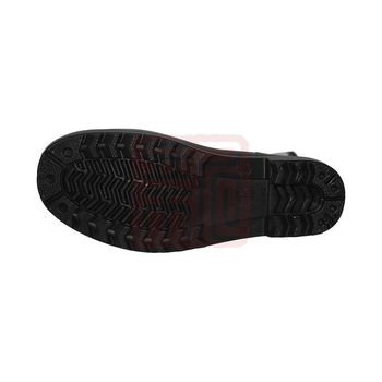 Ji Shield Bocanci de apă mid-calf, PVC negru, 33 cm, impermeabili, anti-derapare, rezistente la uzură, protecție pentru picior, 10 perechi în cutie
