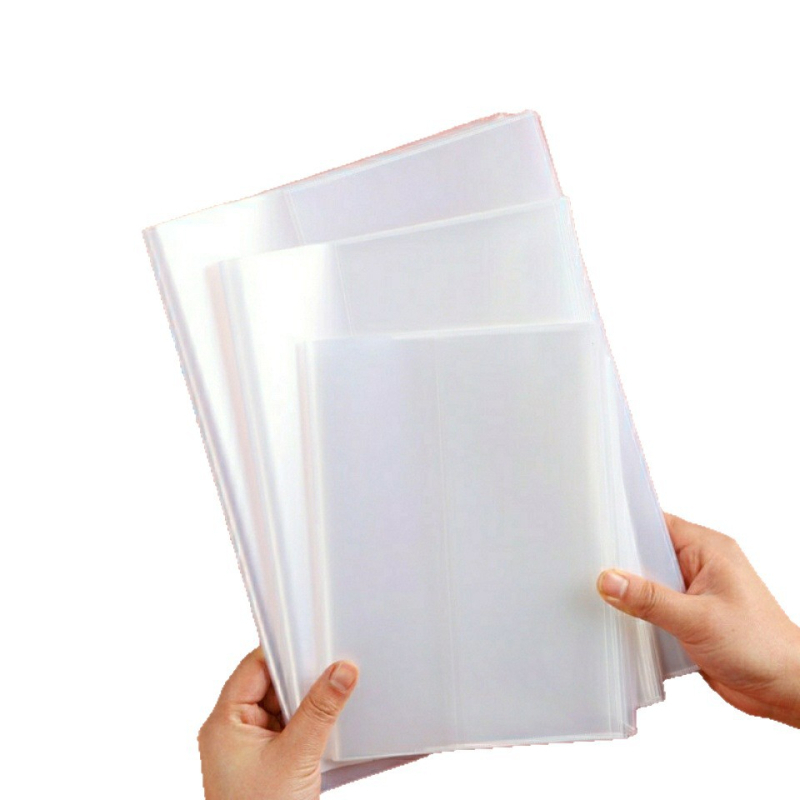 Husa transparenta pentru carti si caiete, universala pentru manuale de la primar la liceu, folie de protectie din plastic impermeabila