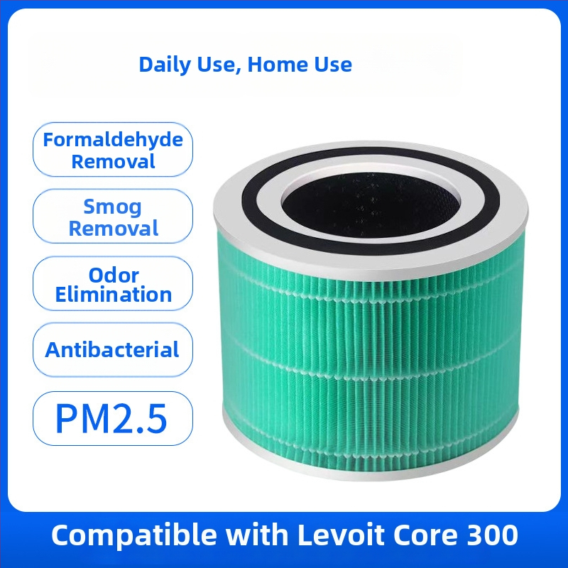 Aktívny uhlíkový filter pre čističku vzduchu Levoit Core 300/300S, domáce použitie