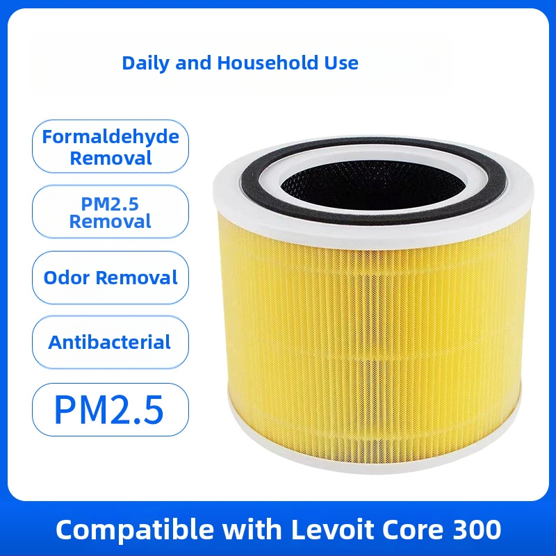 Aktívny uhlíkový filter pre čističku vzduchu Levoit Core 300/300S, domáce použitie