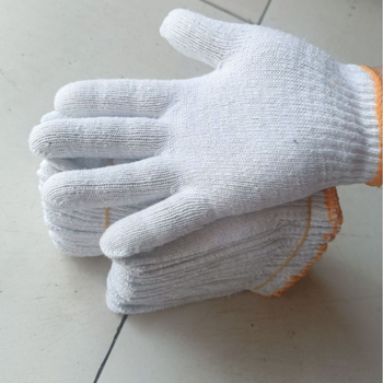 Tao Pai Mănuși de muncă, 600 g, din bumbac tricotat, albe, rezistente la tăieturi și uzură, pentru manipularea încărcăturilor și lucrări industriale