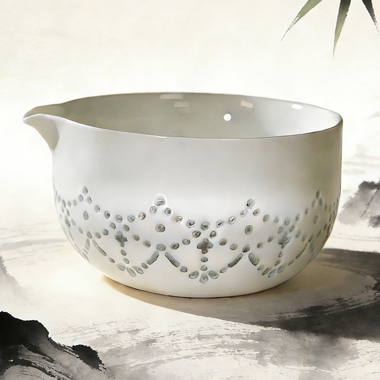 Set ceramic de ceai cu bol pentru matcha, ceainic minimalist, cană și bol ceramic, cadou personalizabil