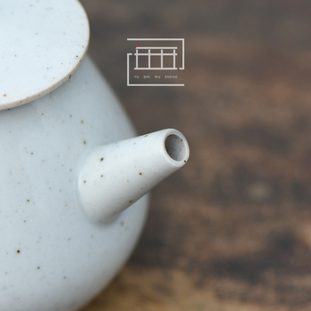 Ceainic ceramic creativ, realizat manual, cu set Kung Fu de ceai, design simplu și modern