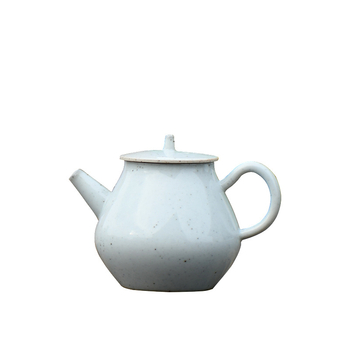 Ceainic ceramic creativ, realizat manual, cu set Kung Fu de ceai, design simplu și modern