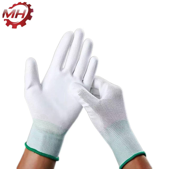 Xingyu Xingze mănuși de lucru cu palmă PU subțire, rezistente la uzură, antistatice, respirabile, antiderapante, protecție completă a degetelor