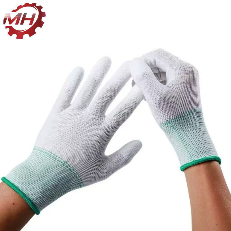 Xingyu Xingze mănuși de lucru cu palmă PU subțire, rezistente la uzură, antistatice, respirabile, antiderapante, protecție completă a degetelor