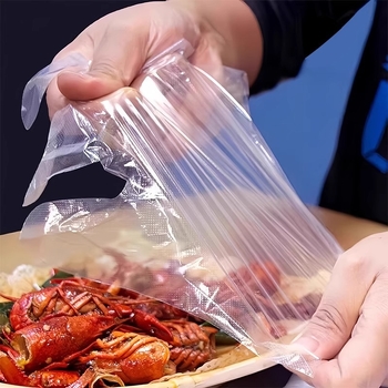 Mănuși de unică folosință din TPE, de calitate alimentară, pentru bucătărie, utilizare casnică, curățare, gătit și coacere