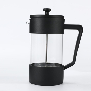 Presa franceză pentru cafea cu filtru din sticlă, oțel inoxidabil 304, filtru cu 120 ochi, pentru ceai și cafea