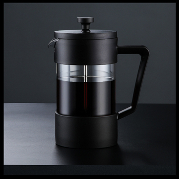 Presa franceză pentru cafea cu filtru din sticlă, oțel inoxidabil 304, filtru cu 120 ochi, pentru ceai și cafea