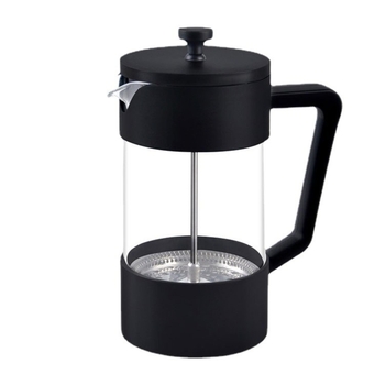 Presa franceză pentru cafea cu filtru din sticlă, oțel inoxidabil 304, filtru cu 120 ochi, pentru ceai și cafea