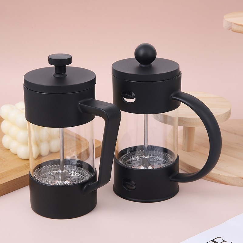Vas de cafea pentru turnare manuală cu filtre pentru uz casnic, aparat de ceai, ceașcă de ceai, filtru pentru cold brew, presă franțuză