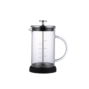 Cafetieră din sticlă borosilicat de înaltă rezistență, filtru franțuzesc, sticlă cu un singur strat, aparat de cafea turnător manual, ceainic în stil european