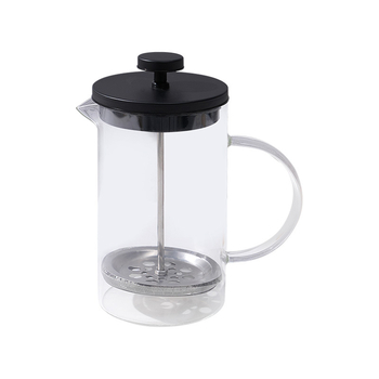 Cafetieră French press rezistentă la căldură, cu sistem integrat de preparare cafea și ceai