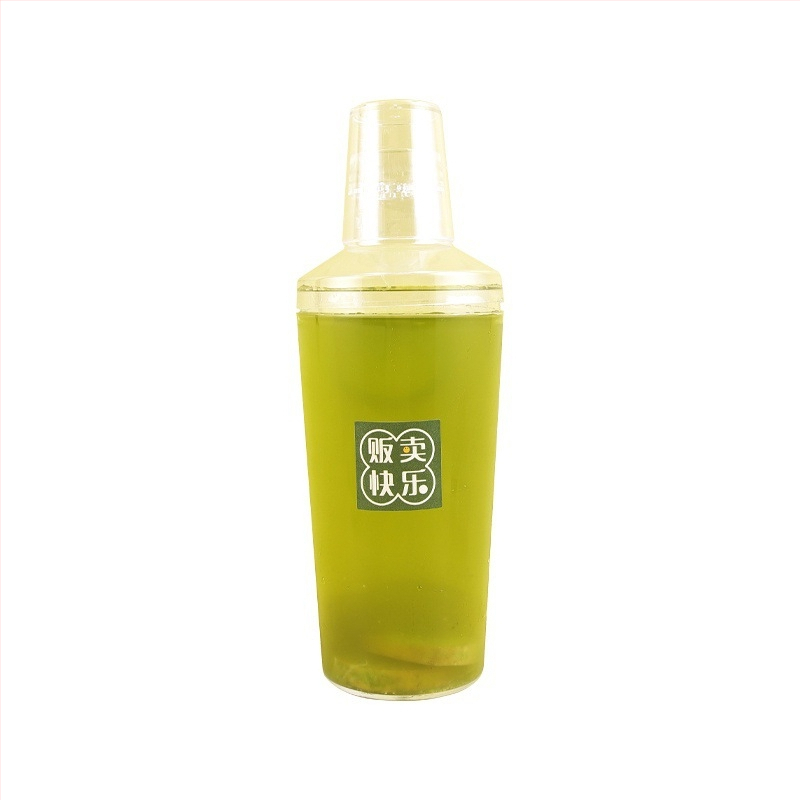 Jednorazový shaker pohár s viečkom, 500 ml, na nápoje, džúsy a milk tea, prenosný, odolný voči vysokým teplotám