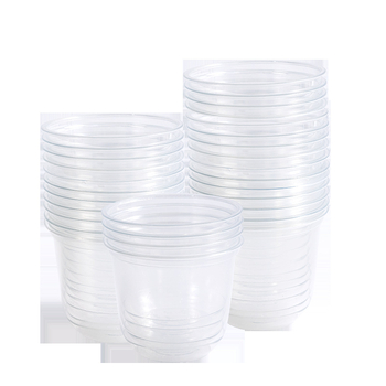 Yunlei 365 ml pahar plastic de unică folosință pentru deserturi și băuturi reci, cu autocolant la modă