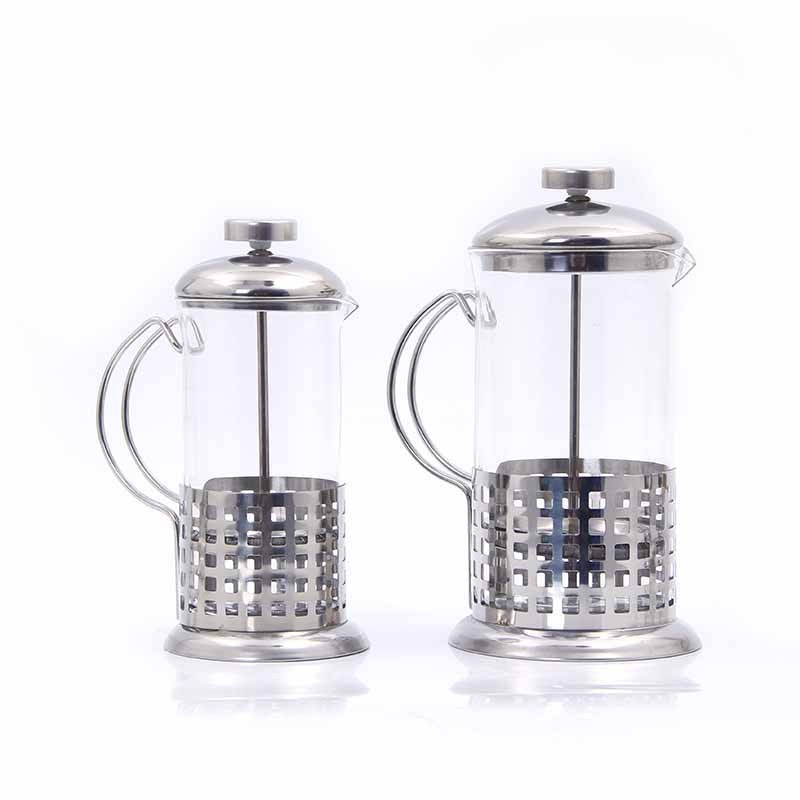 Cafetieră din oțel inoxidabil, ceainic cu presă franceză, 350 ml