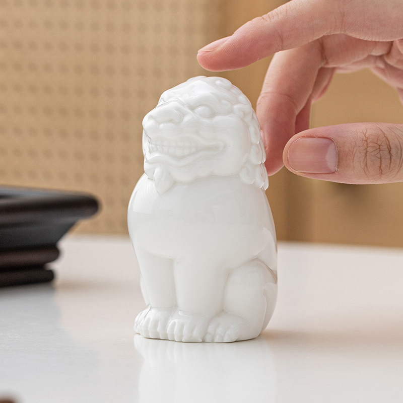 Suport ceramic pentru capac pentru gaiwan și ceainic, accesorii pentru ceremonia ceaiului, decor ceramic Tea Pets