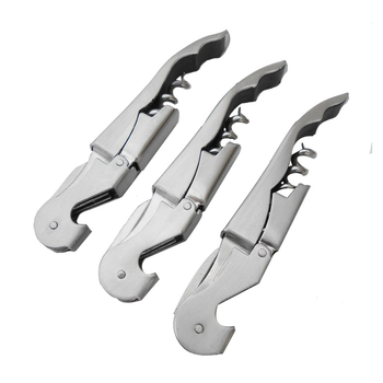 Cuțit de vin multifuncțional din oțel inoxidabil cu deschizător de sticle, dimensiuni 12×2×1.3 cm