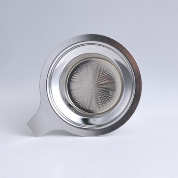 Filtru de ceai din oțel inoxidabil 304, capac din silicon, sită perforată