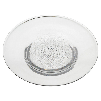 Suport pentru ceai în stil chinezesc, în formă de lună, din sticlă borosilicat rezistentă, tavă pentru ceai și fructe