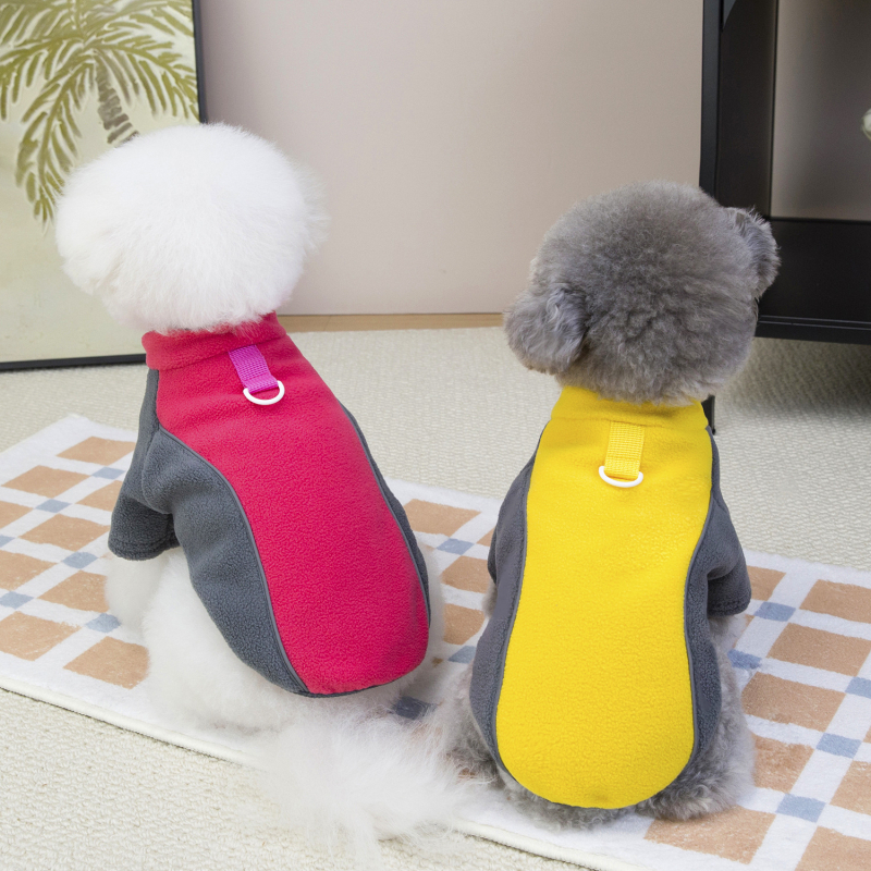 Jesensko-zimska odjeća za pse za Teddyja i Bichon Frisé, flis jakna koja svijetli u mraku
