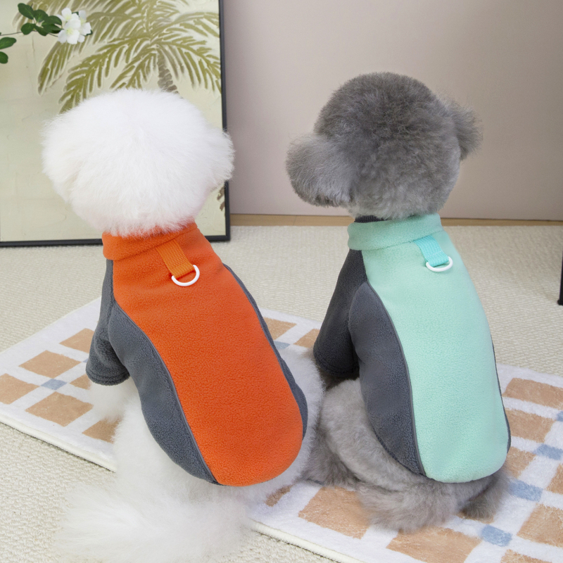 Jesensko-zimska odjeća za pse za Teddyja i Bichon Frisé, flis jakna koja svijetli u mraku