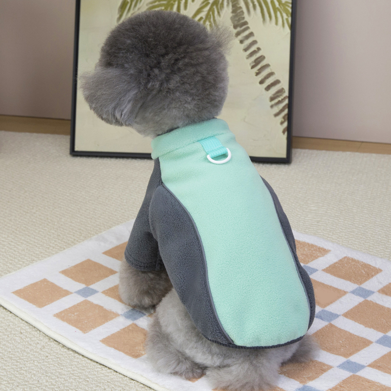 Jesensko-zimska odjeća za pse za Teddyja i Bichon Frisé, flis jakna koja svijetli u mraku