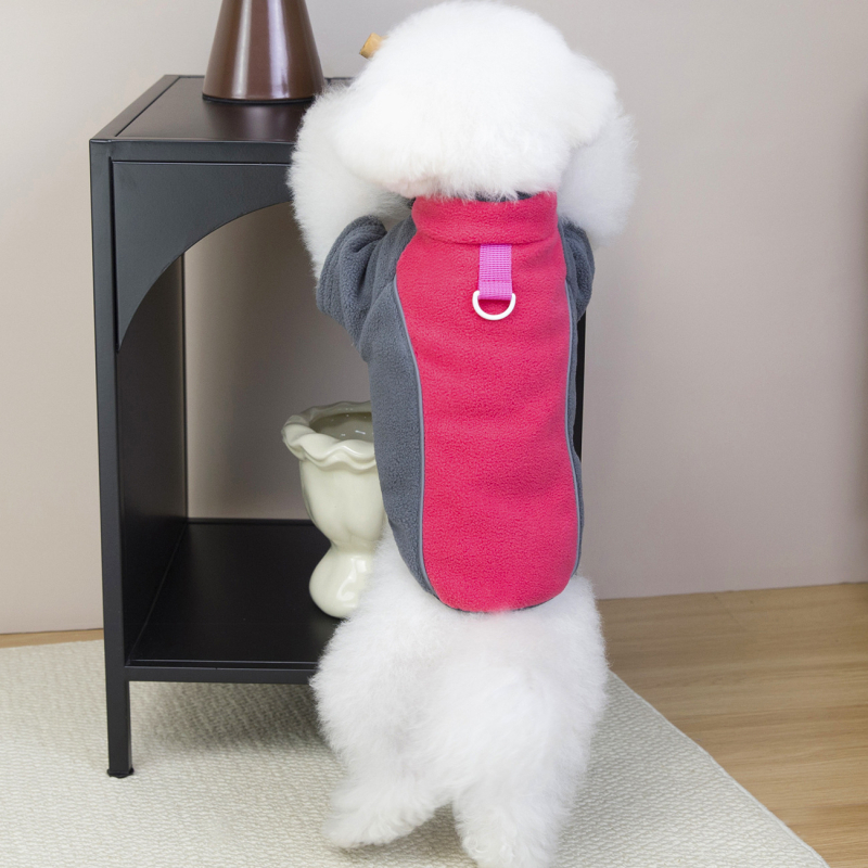 Jesensko-zimska odjeća za pse za Teddyja i Bichon Frisé, flis jakna koja svijetli u mraku