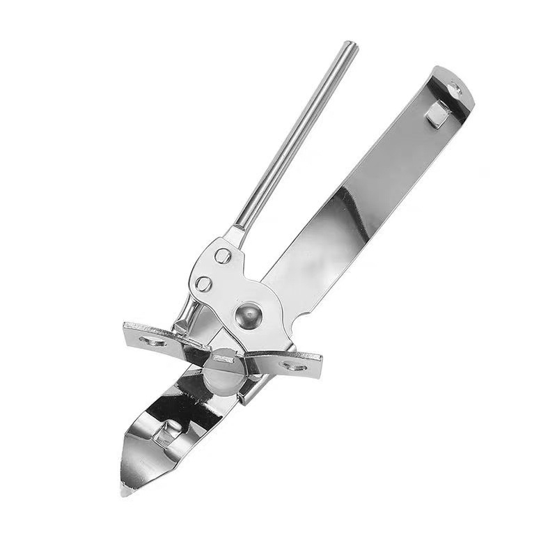 Deschizător multifuncțional pentru conserve din oțel carbon, finisaj electroplacat, design simplu și creativ, deschizător de sticle portabil