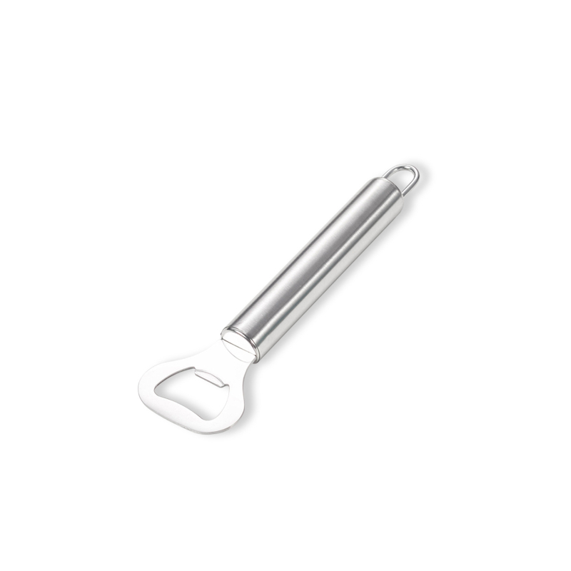 Deschizător de sticle de bere din oțel inoxidabil, accesoriu de bucătărie portabil, dimensiuni 16,5×4,5 cm
