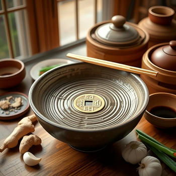 Tavă circulară de ceramică pentru ceremonia ceaiului în stil japonez