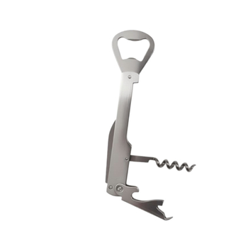 Deschizător de sticle din oțel inoxidabil, realizat manual, design pliabil, portabil