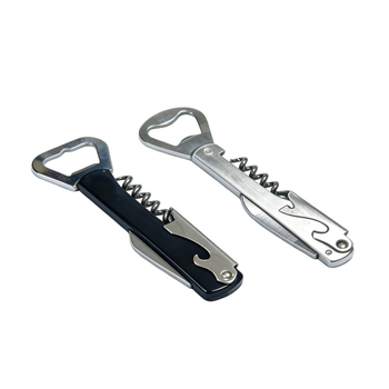 Deschizător de sticle din oțel inoxidabil, realizat manual, design pliabil, portabil