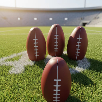 Deschizător de sticle automat în formă de fotbal american, maro