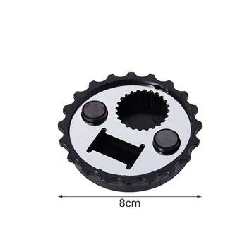 Deschizător de capace de bere din ABS plastic cu magnet pentru frigider și deschizător circular pentru conserve