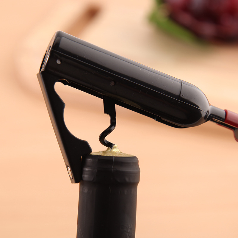 Deschizător de sticle de vin multifuncțional, pliabil, magnetic, portabil